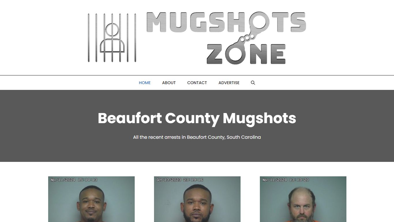 Beaufort County Mugshots Zone